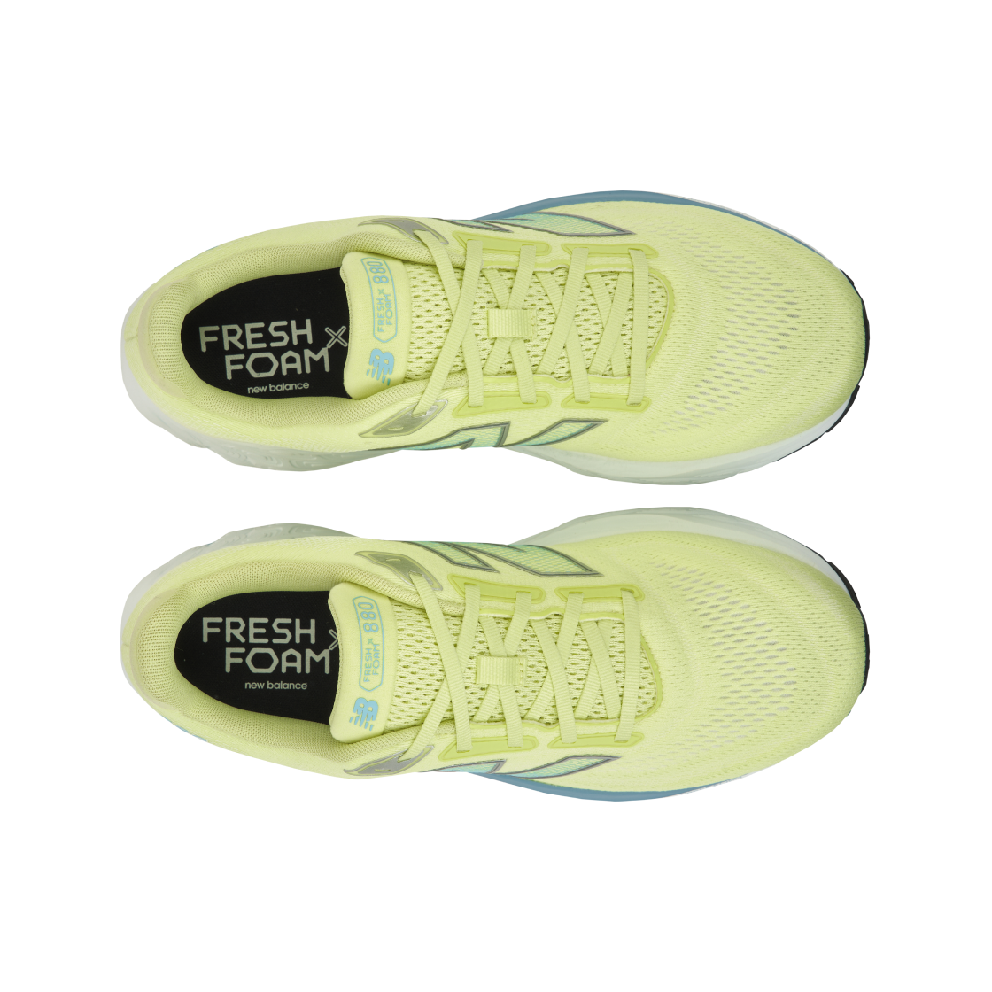 뉴발란스 프레쉬 폼 X 880v14 라임라이트 실버 메탈릭 - 2E 와이드(New Balance Fresh Foam X 880v14 Limelight Silver Metallic - 2E Wide) - 5