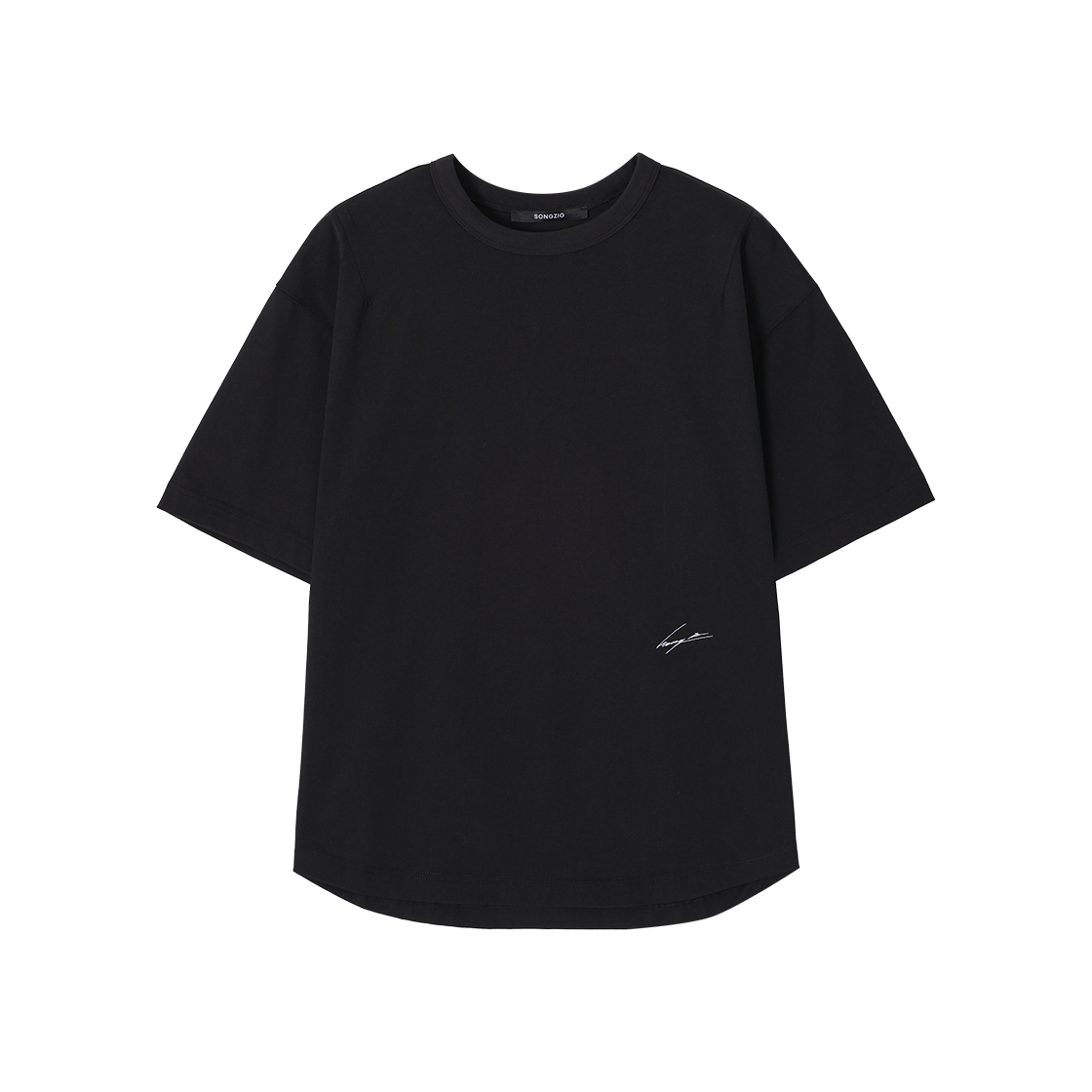 송지오 컬렉션 크로싱 스트로크 페인티드 티셔츠 블랙(SONGZIO COLLECTION Crossing Strokes Painted T Shirt Black)