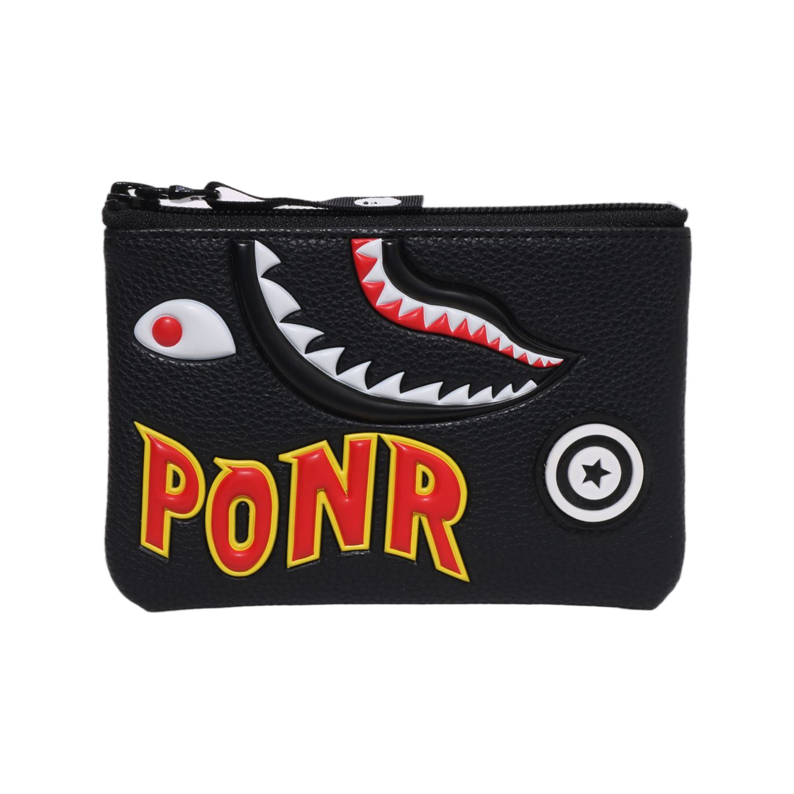 베이프 세컨드 샤크 미니 월렛 블랙(BAPE 2nd Shark Mini Wallet Black) - 1