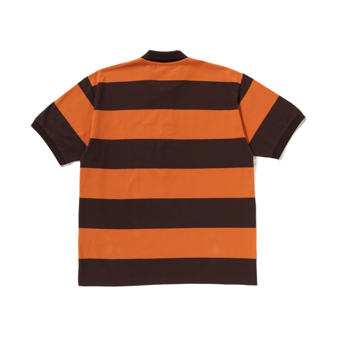 베이프 마일로 원 포인트 스트라이프 릴렉스드 핏 폴로 브라운(BAPE Milo One Point Stripe Relaxed Fit Polo Brown) - 2