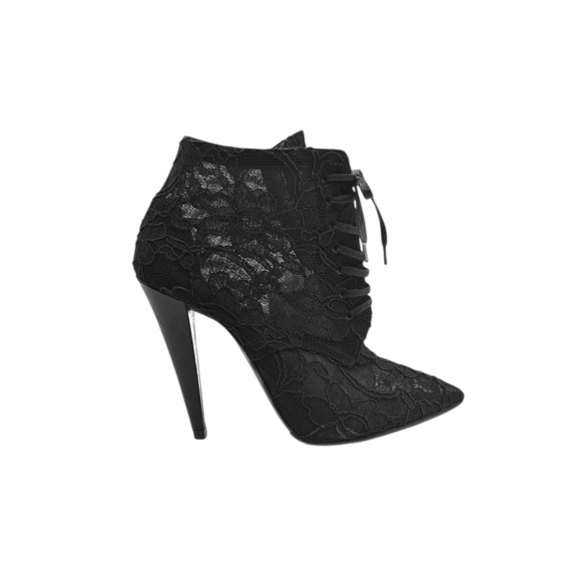 ITAQDJLBG8LD Saint Laurent Kiki Lace-Up Ankle Boots L835296