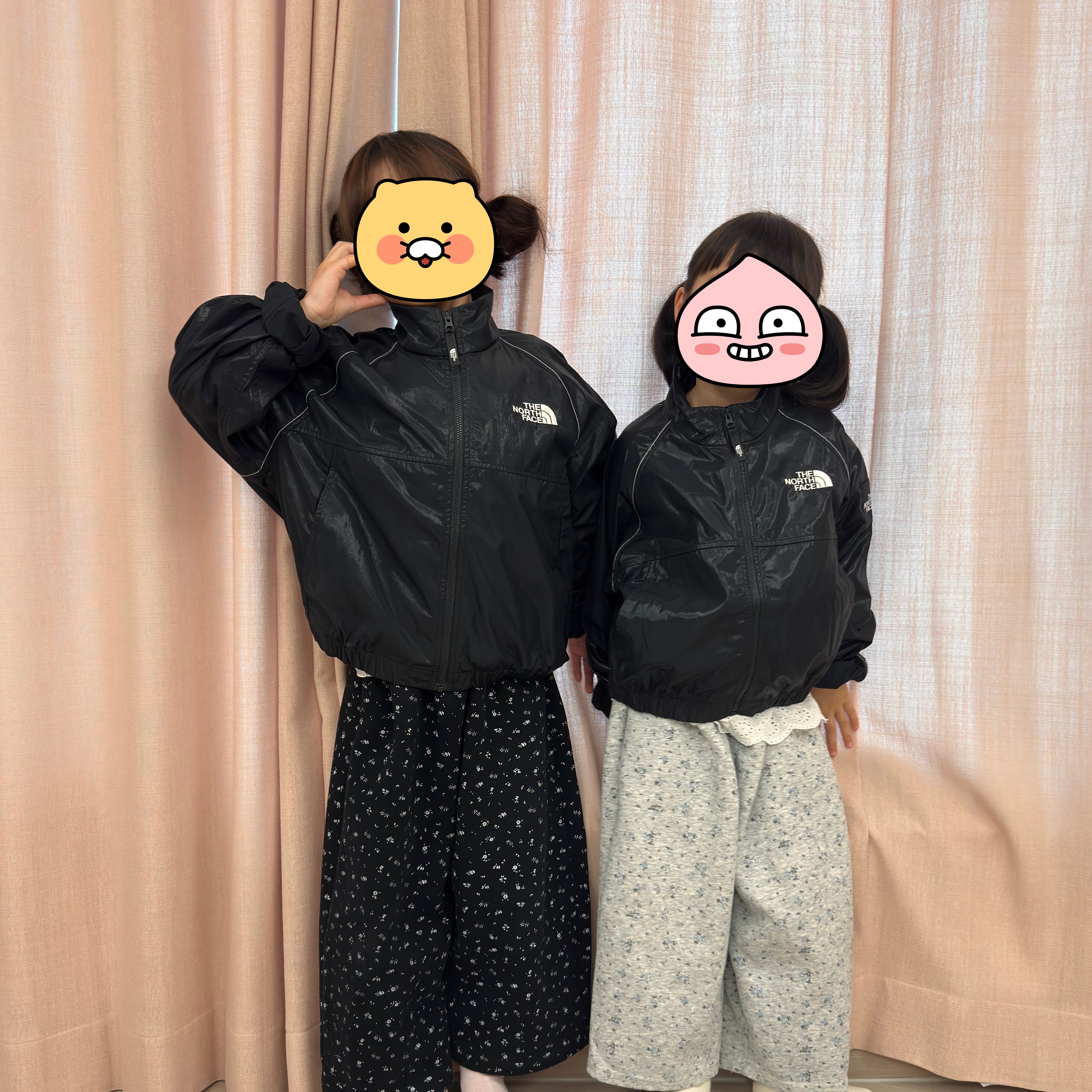 (Kids) The North Face Novelty Olema Jacket Black, The North Face White Label Novelty Olema Jacket Black 착용 스타일 - 2