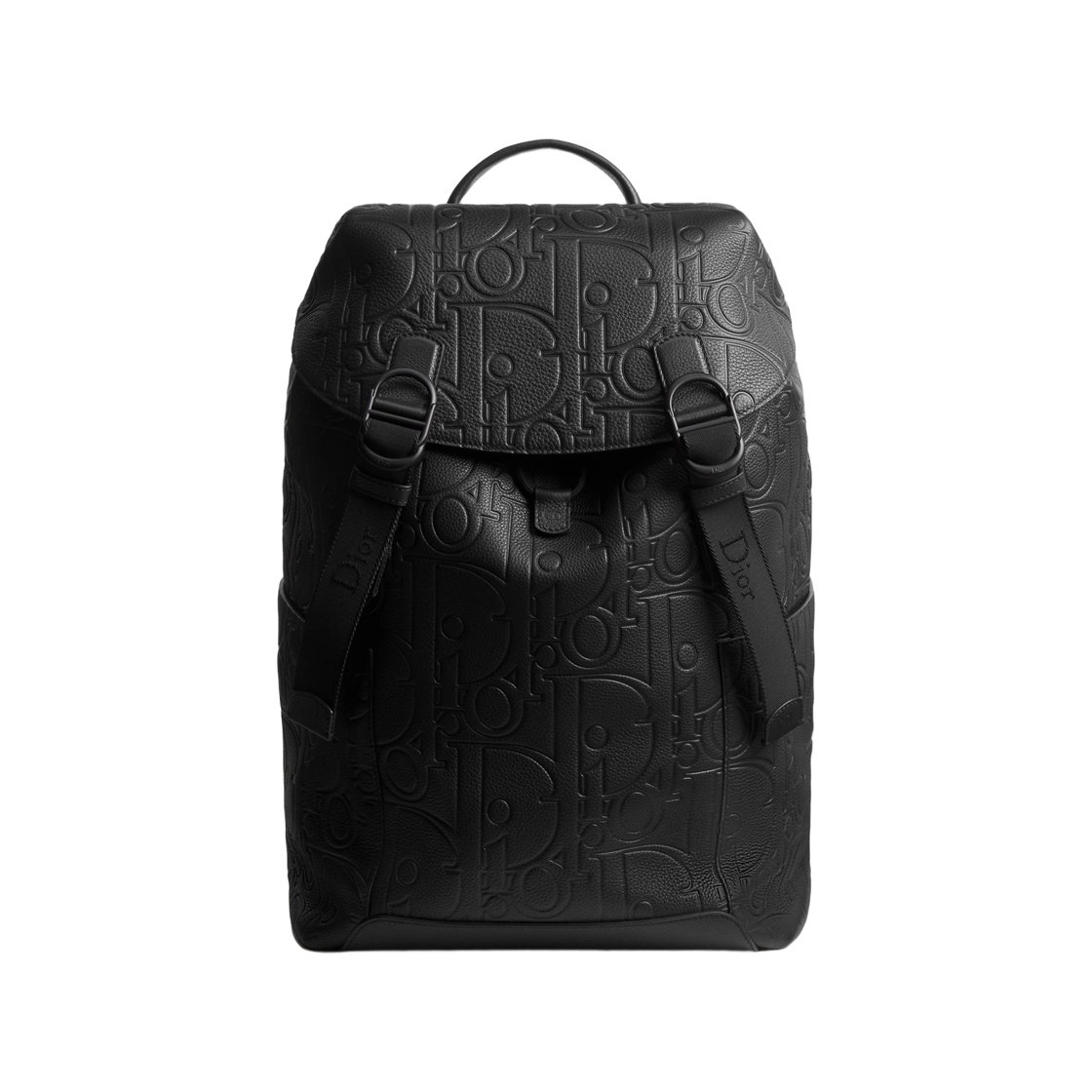 1DBBA265MLL-H00N Dior Jett Backpack With Flap Dior Gravity Leather Black