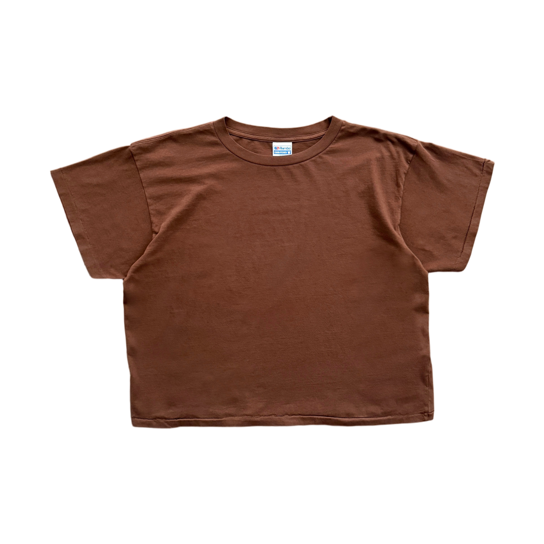 아킴보 클럽 체인피커 싱글 스티치드 티셔츠 코요테 브라운(Akimbo Club Chainpeeker Single Stitched T-Shirt Coyote Brown)