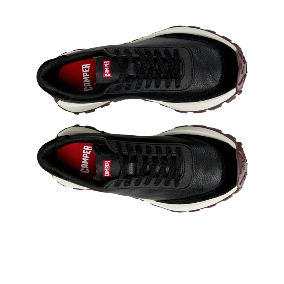캠퍼 드리프트 트레일 비브람 레더 누벅 스니커즈 블랙(Camper Drift Trail Vibram Leather Nubuck Sneakers Black) - 2