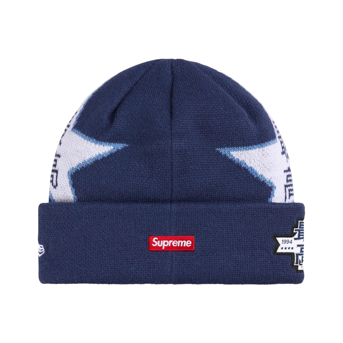 슈프림 뉴에라 스타 비니 네이비 - 26SS(Supreme New Era Stars Beanie Navy - 26SS) - 2