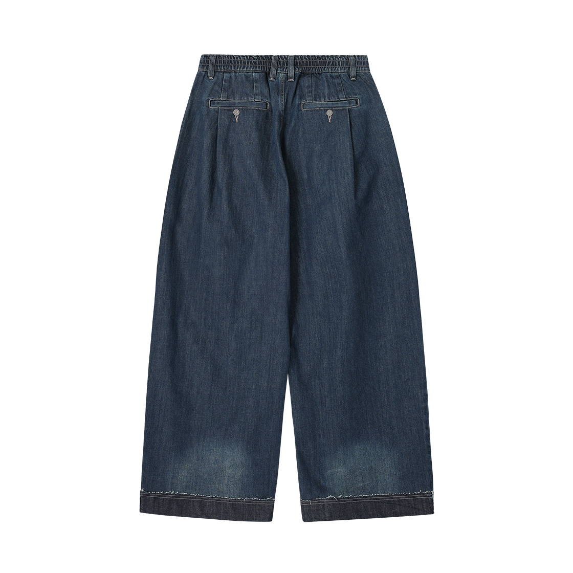 송지오 옴므 레벨 볼륨 와이드 데님 다크블루(SONGZIO HOMME Level Volume Wide Denim Dark Blue) - 2