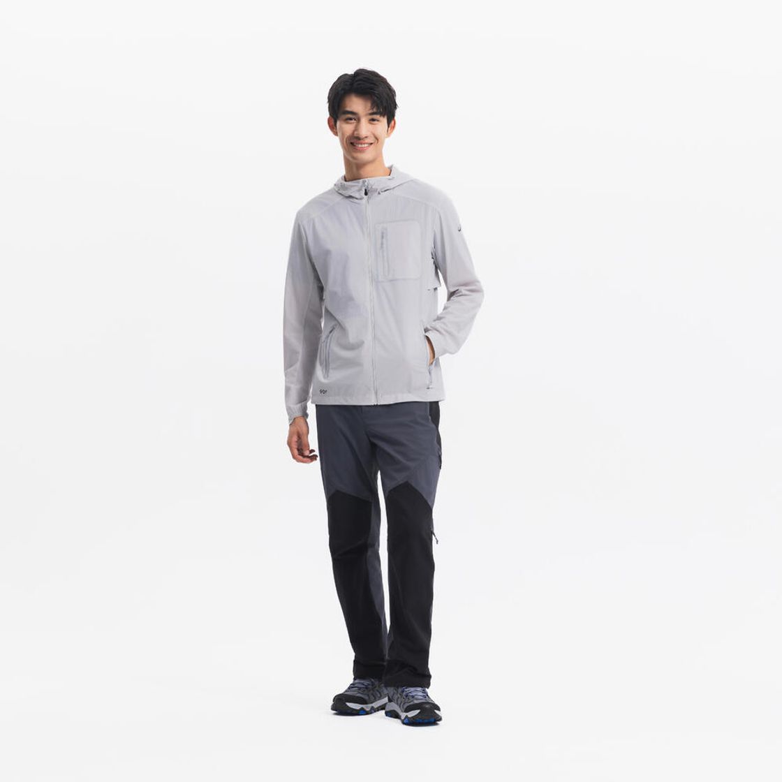 데카트론 남성 하이킹 윈드 자켓 헬륨 900 루나 그레이(DECATHLON Men's Hiking Wind Jacket Helium 900 Lunar Grey) - 7