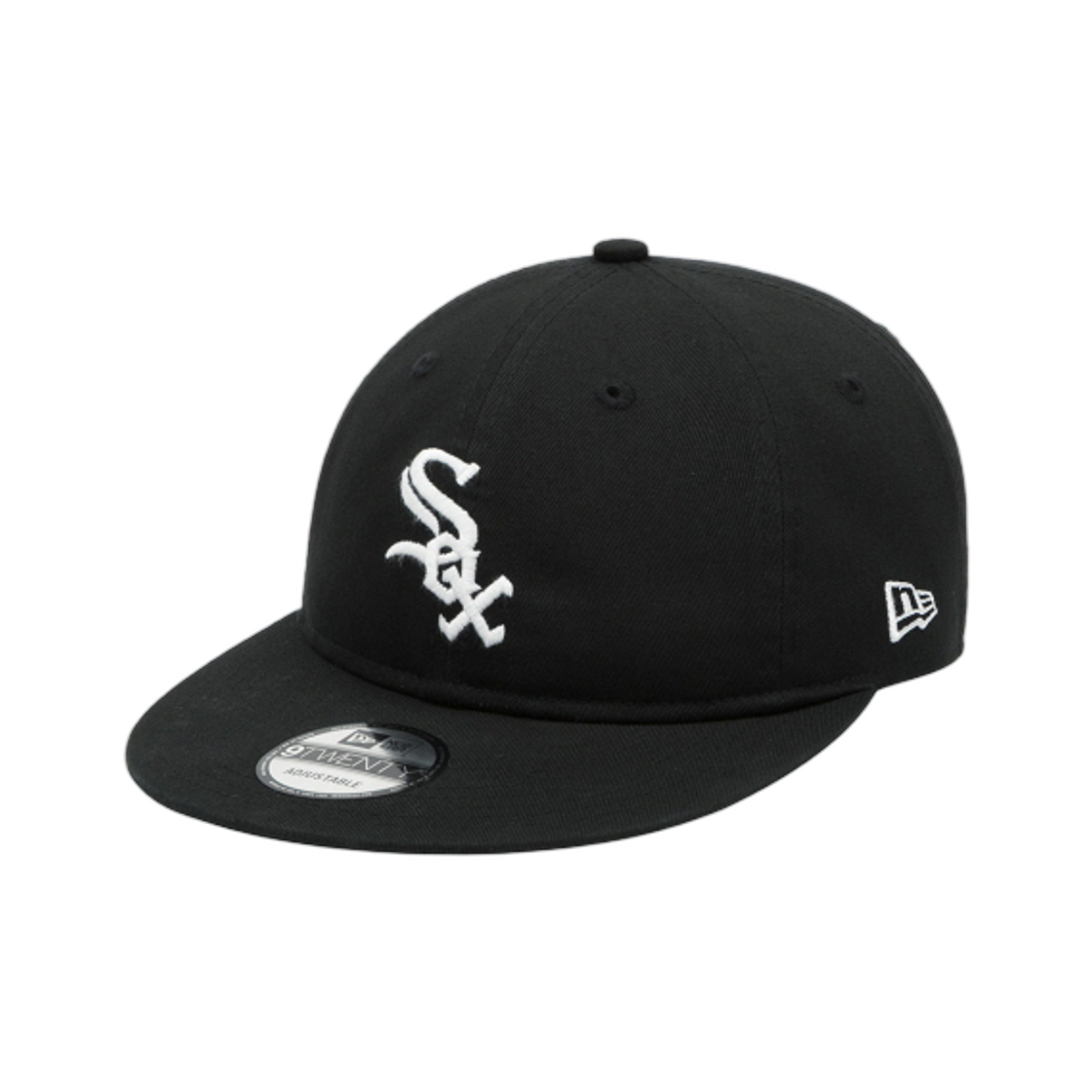 14881513 New Era MLB Chicago White Sox Long Visor Unstructured Ball Cap Black