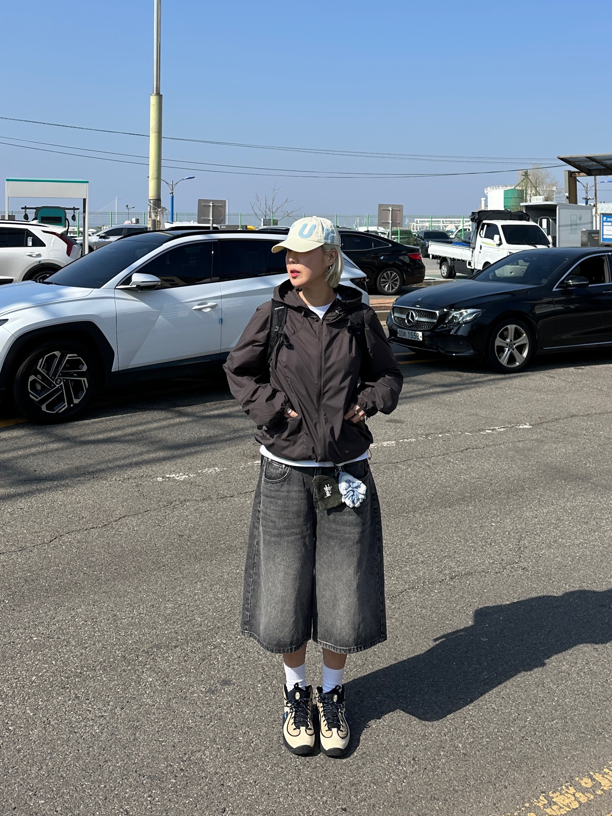 [더블적립] sunlovetour PERTEX® Nimbus Light Jacket Charcoal, Nike x Stussy Air Penny II Rattan and Limestone 착용 스타일 - 3