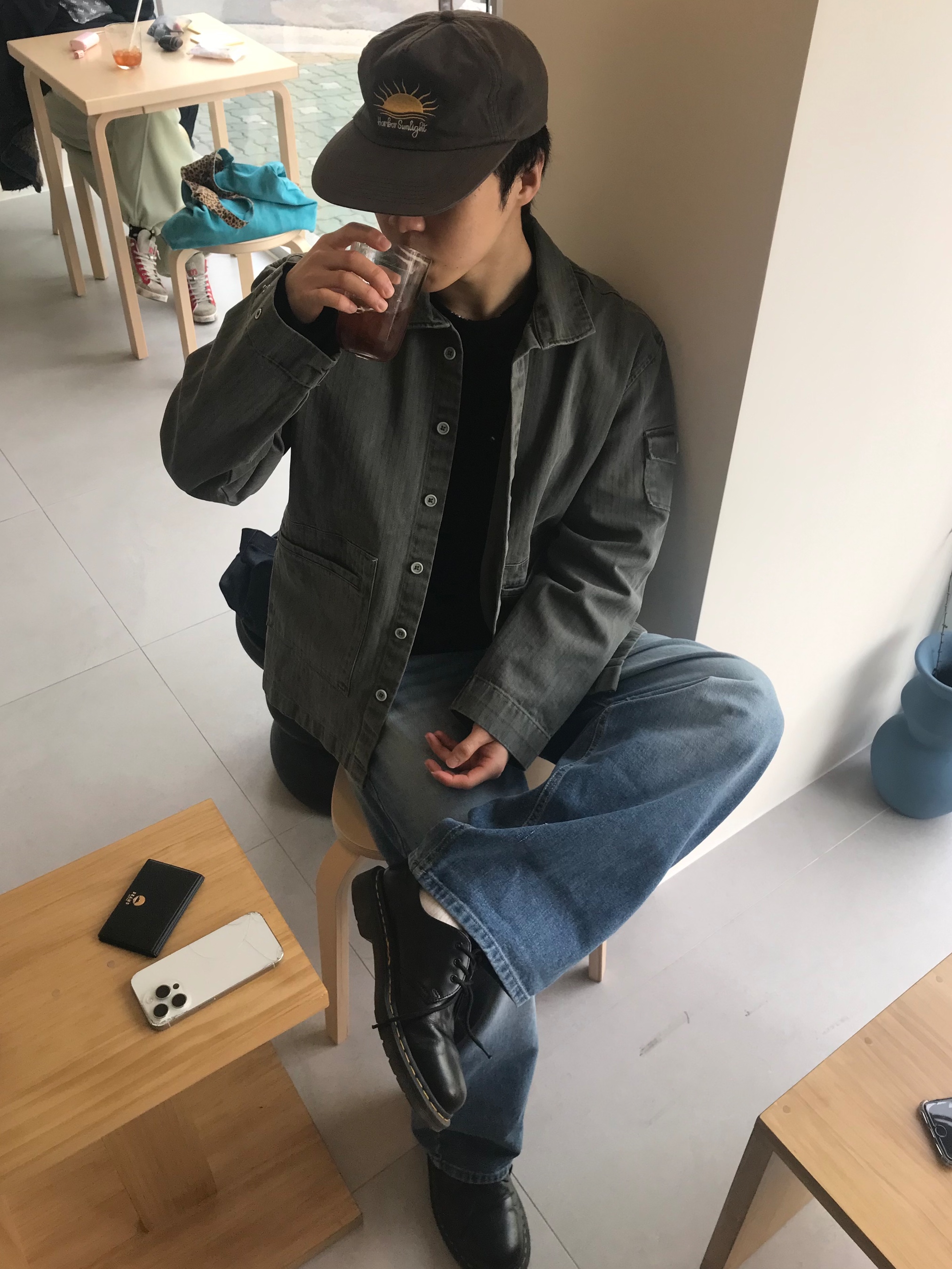 Dr. Martens 1461 Nappa Black 착용 스타일 - 2