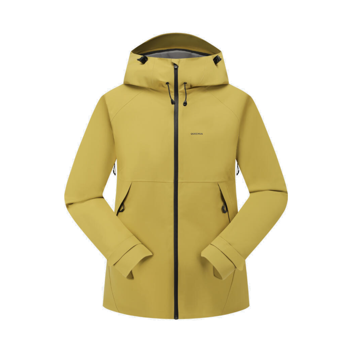 데카트론 여성 하이킹 방수 자켓 MH500 맹그로브 카키(DECATHLON Women's Hiking Waterproof Jacket MH500 Mangrove Khaki) - 1