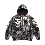 Supreme x The Misfits Zip Up Hooded Sweater Black - 26SS