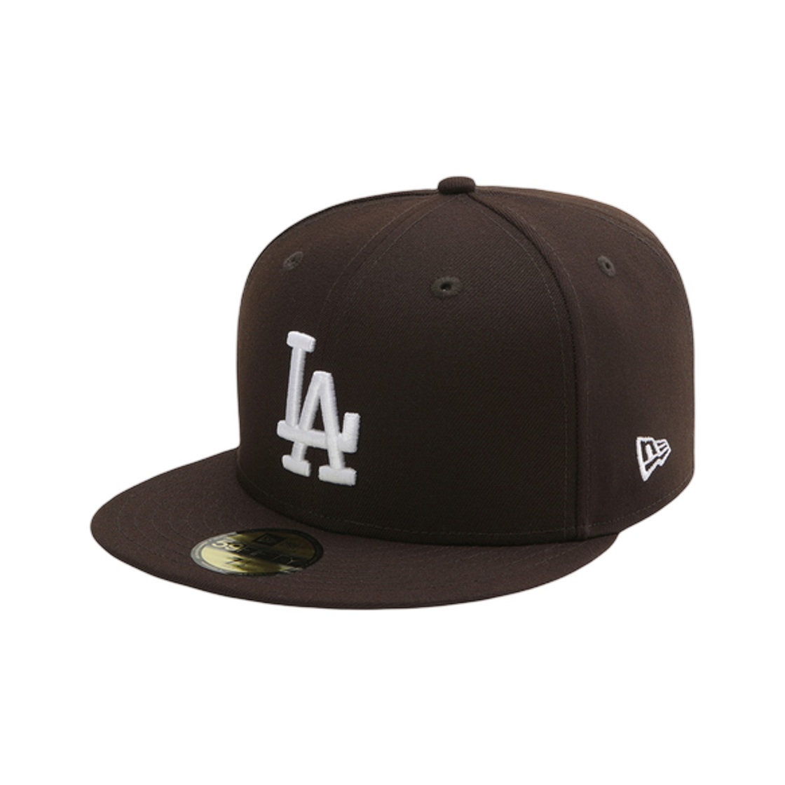 15131704 New Era MLB LA Dodgers Basic Fitted Cap Burnt Wood