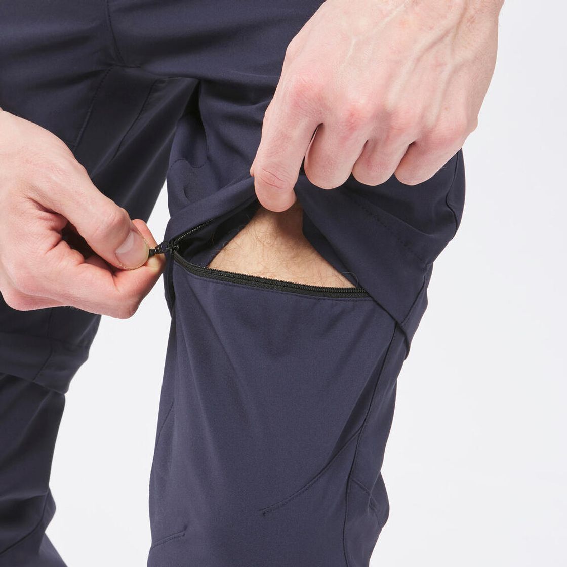 데카트론 남성 등산 투인원 집오프 바지 MH150 아스팔트 블루(DECATHLON Men's Hiking 2-in-1 Zip-Off Pants MH150 Asphalt Blue) - 6