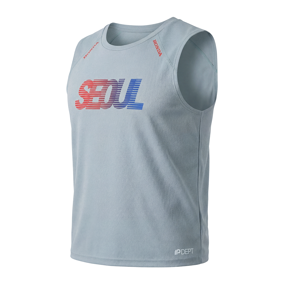혼다 서울 모터사이클 러닝 싱글렛 블루그레이(Honda Seoul Motorcycle Running Singlet Blue Gray)