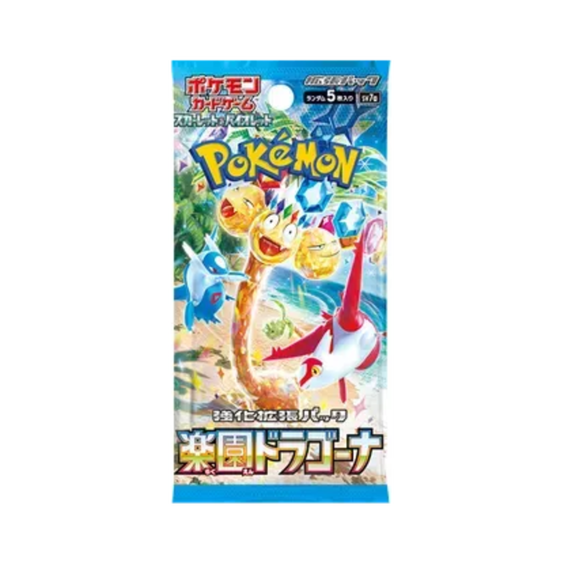 - Pokemon TCG Scarlet&Violet Enhanced Expansion Pack Paradise Dragona Pack (Card of 5/Japanese Ver.)