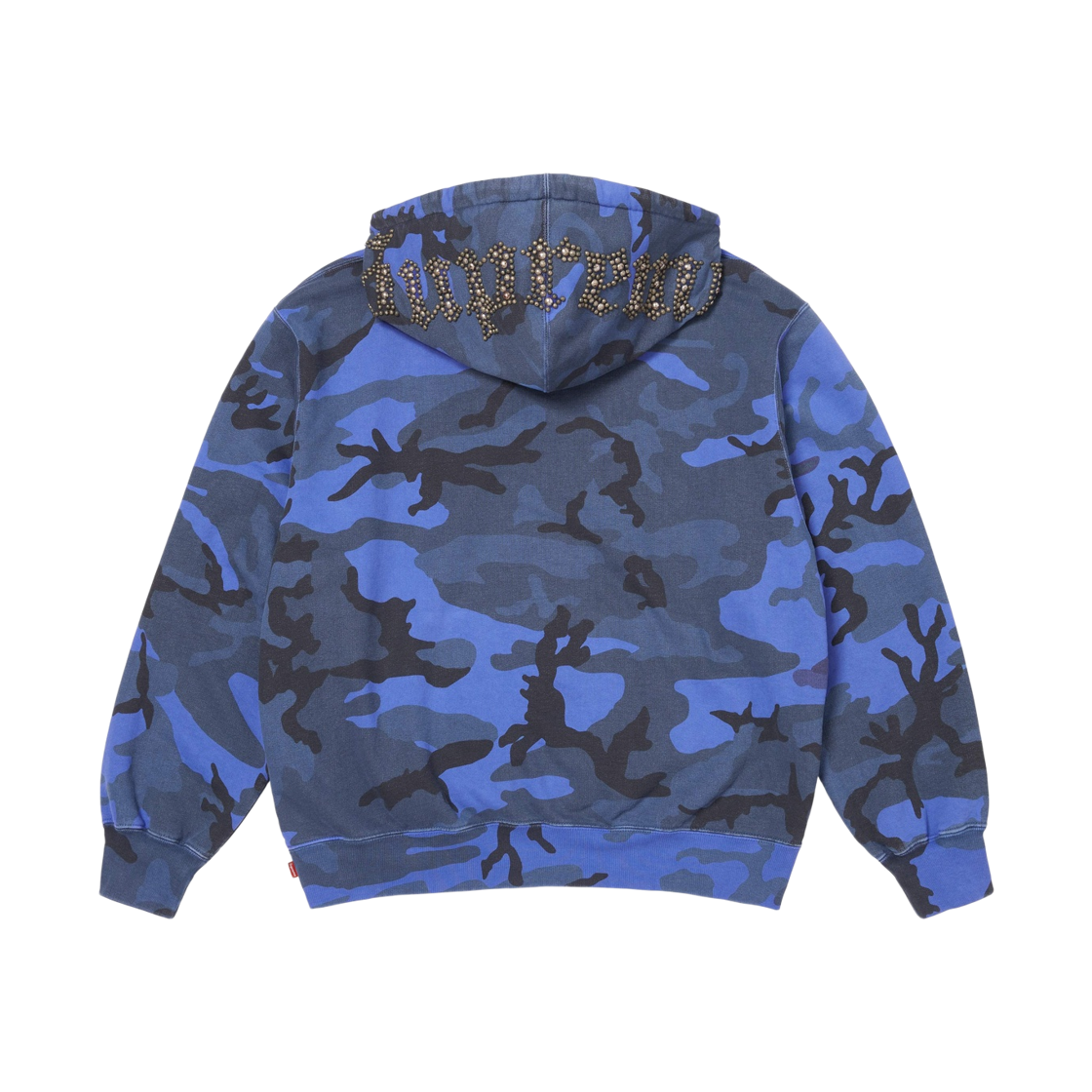 슈프림 오버다이드 스터드 후드 스웨트셔츠 블루 카모 - 26SS(Supreme Overdyed Studded Hooded Sweatshirt Blue Camo - 26SS) - 2