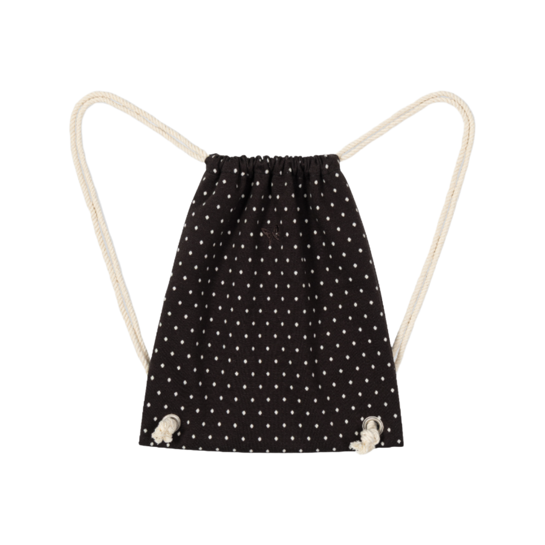 26012606000102 Guwolsibil Dot String Bag Dark Brown