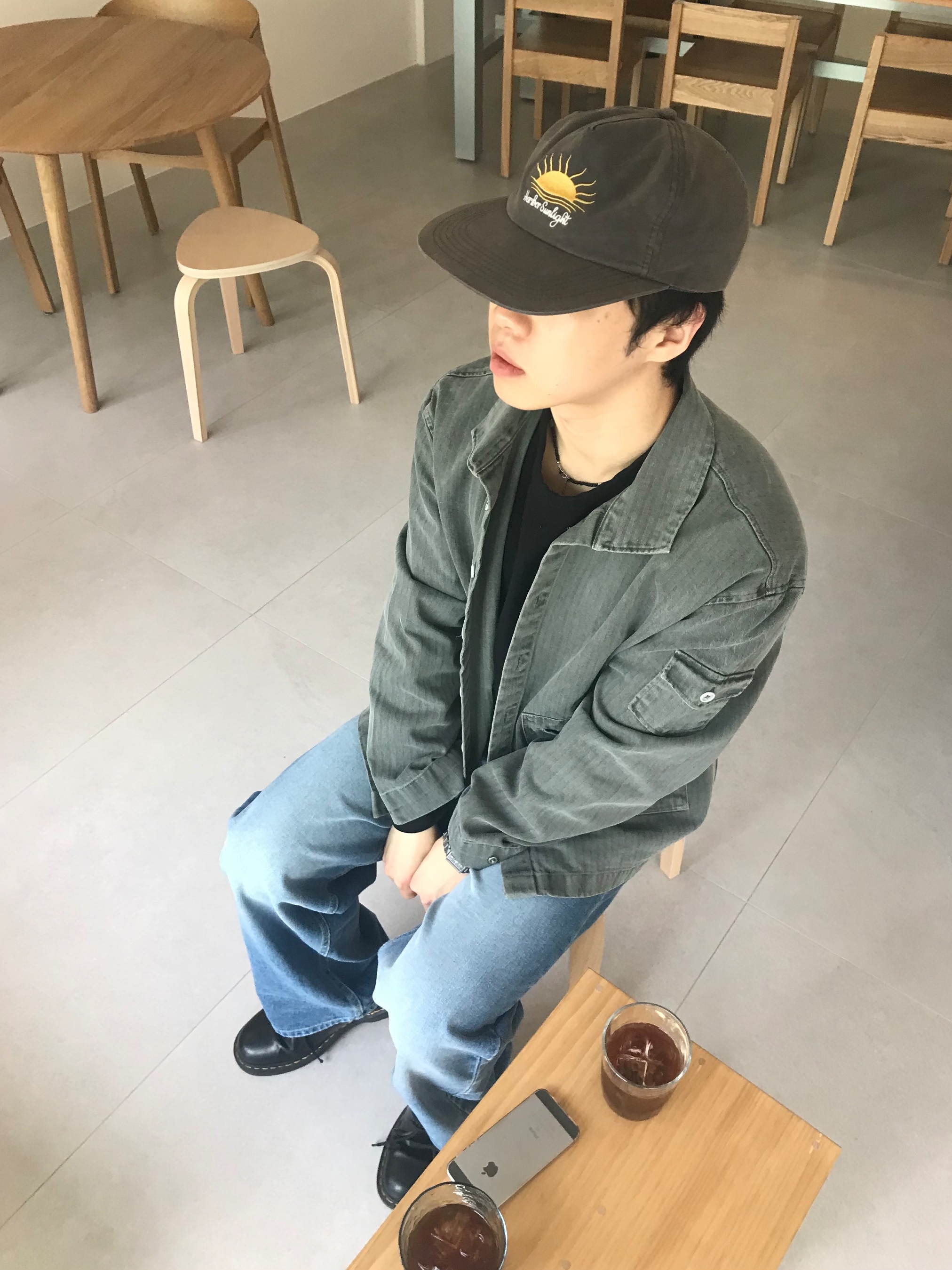 Dr. Martens 1461 Nappa Black 착용 스타일 - 1