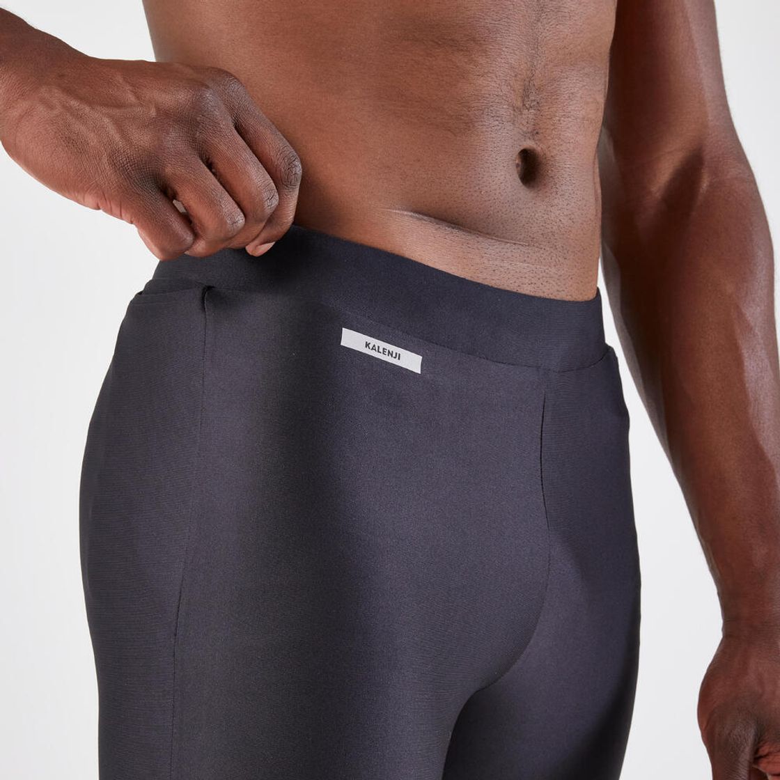 데카트론 남성 러닝 레깅스 런 100 스모크 블랙(DECATHLON Men's Running Leggings Run 100 Smoke Black) - 2