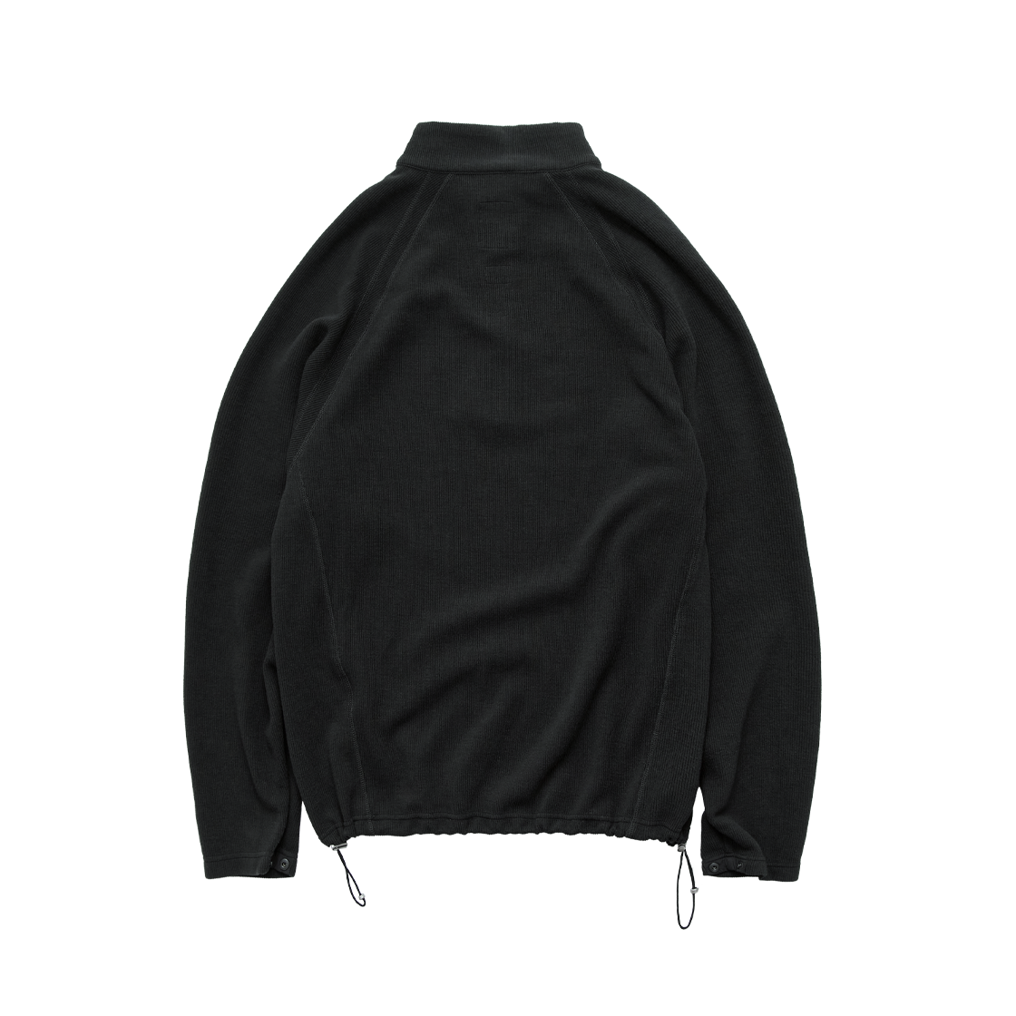 폴리테루 플라켓 하프 집 차콜(Polyteru Placket Half Zip Charcoal) - 2