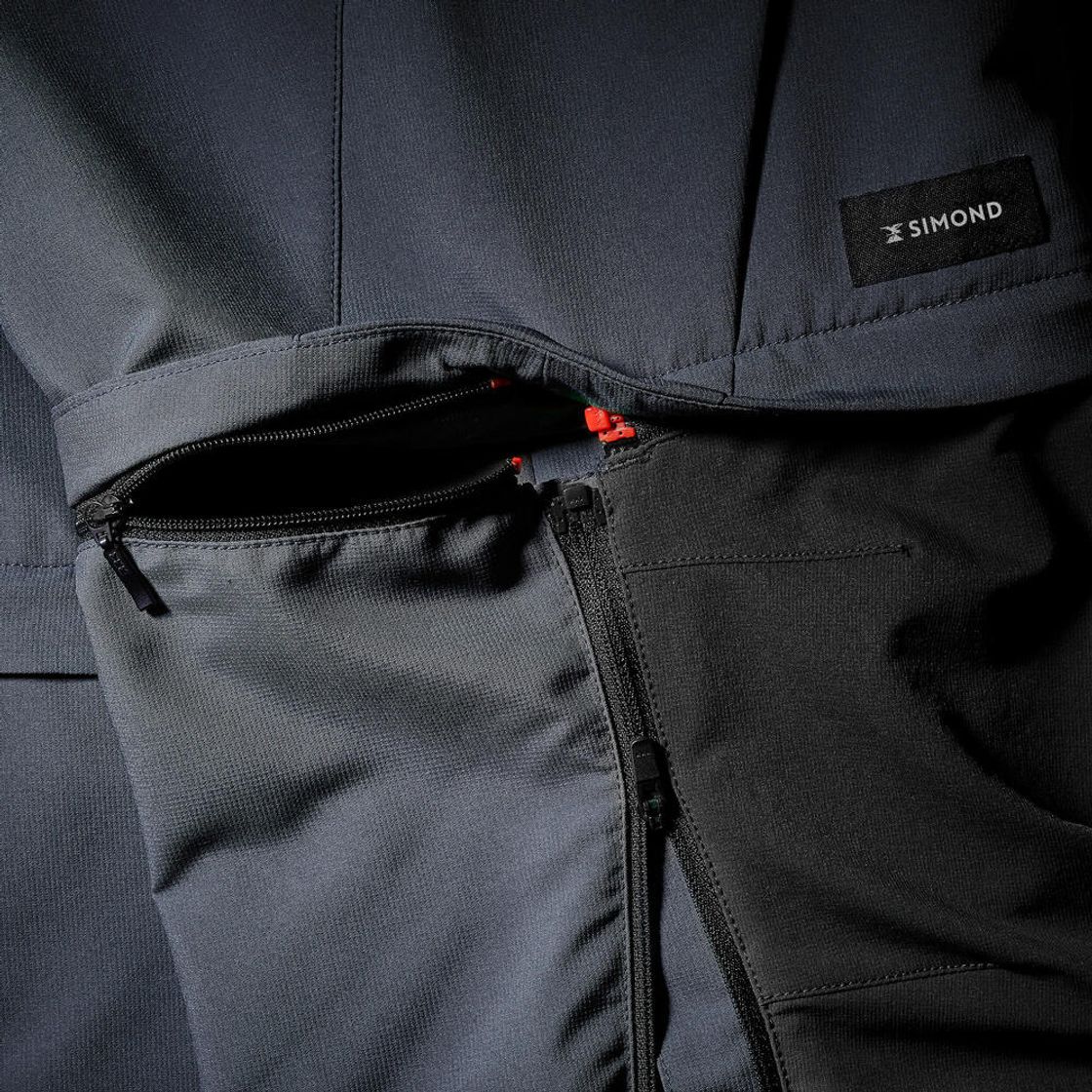 데카트론 남성 백패킹 투인원 집오프 바지 MT500 그라파이트 그레이(DECATHLON Men's Backpacking 2-in-1 Zip-Off Trousers MT500 Graphite Grey) - 5
