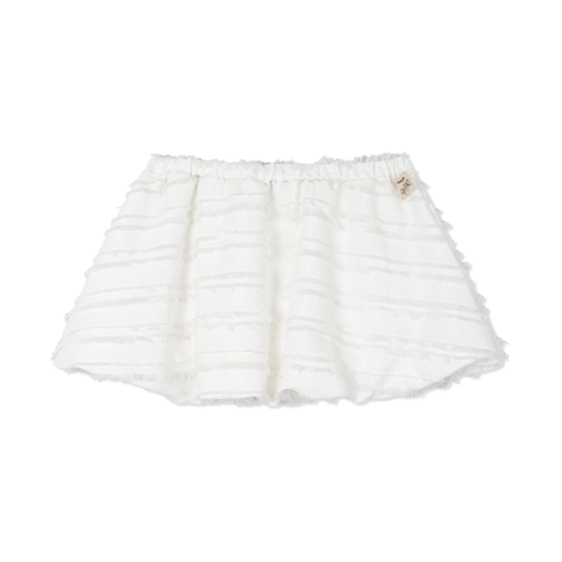구월십일 레이스 레이어드 퍼프 스커트 화이트(Guwolsibil Lace Layered Puff Skirt White) - 1