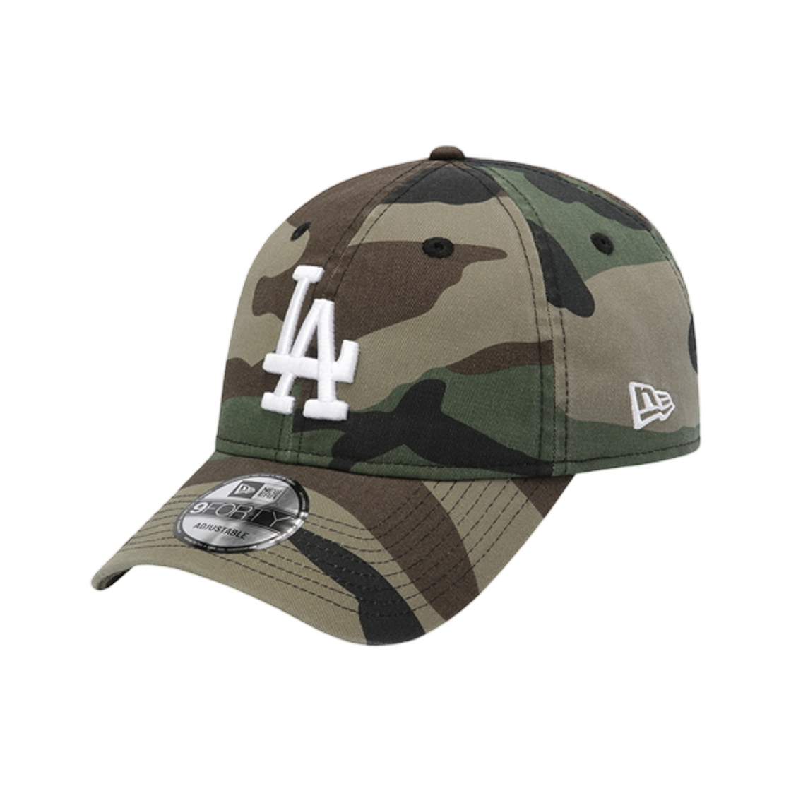 뉴에라 MLB LA 다저스 베이직 언스트럭쳐 볼캡 우드랜드(New Era MLB LA Dodgers Basic Unstructured Ball Cap Woodland) - 1