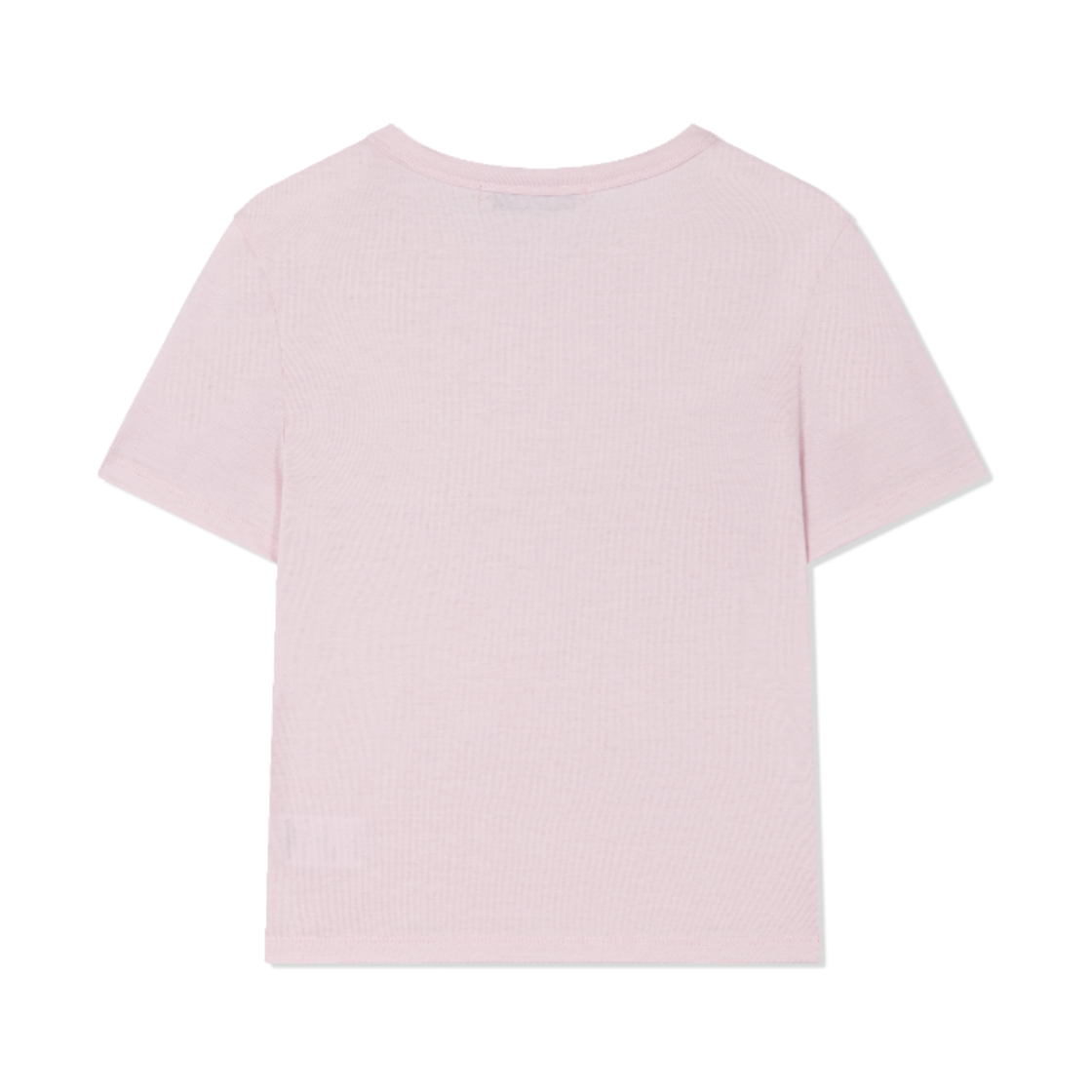 구월십일 레이스 컬러 티셔츠 핑크(Guwolsibil Lace Patch Short-Sleeved Top Pink) - 2