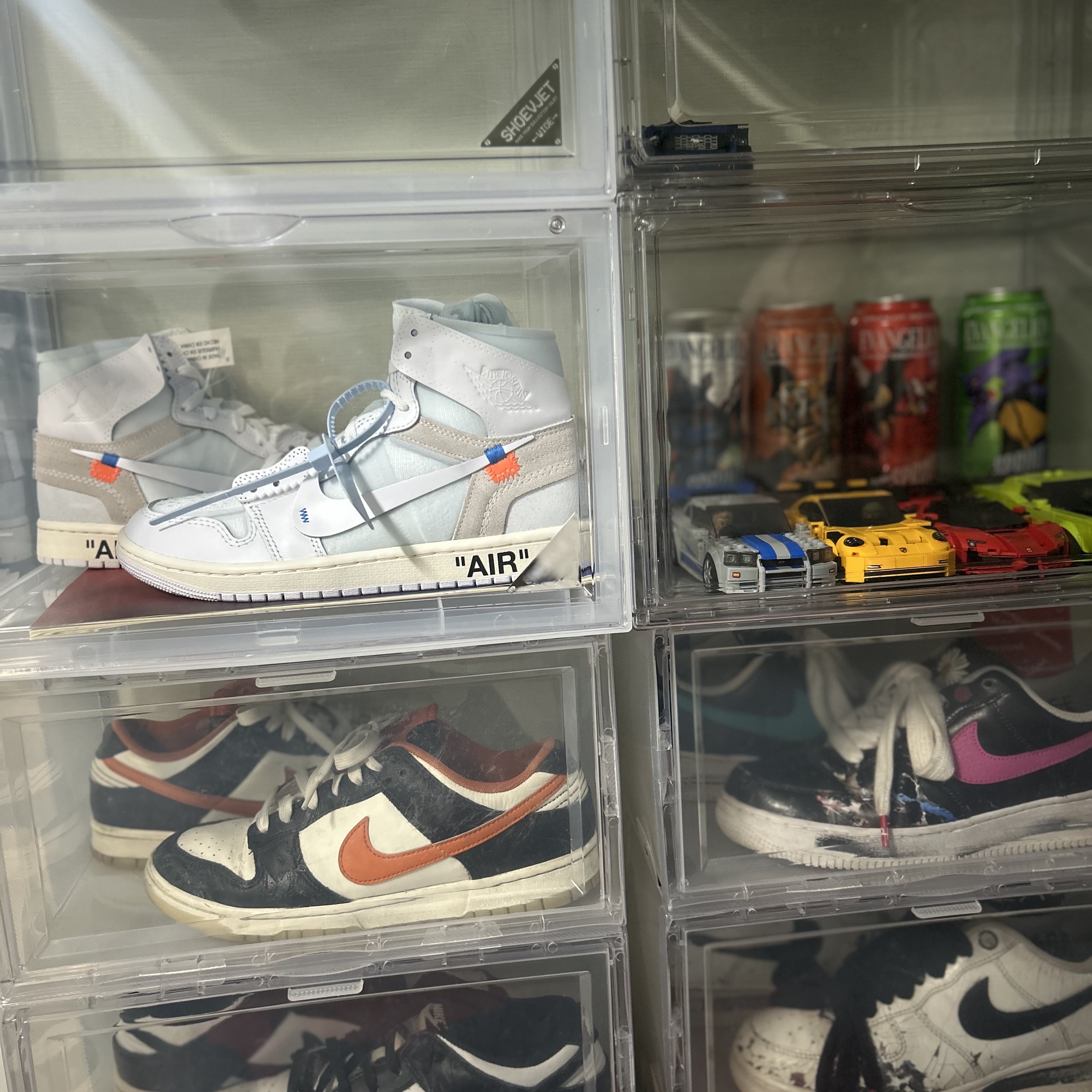 Jordan 1 x Virgil Abloh Archive Retro High Alaska White 착용 스타일 - 2