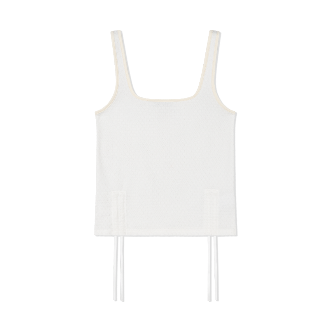 구월십일 플라워 레이스 나시 화이트(Guwolsibil Flower Lace Sleeveless White) - 1