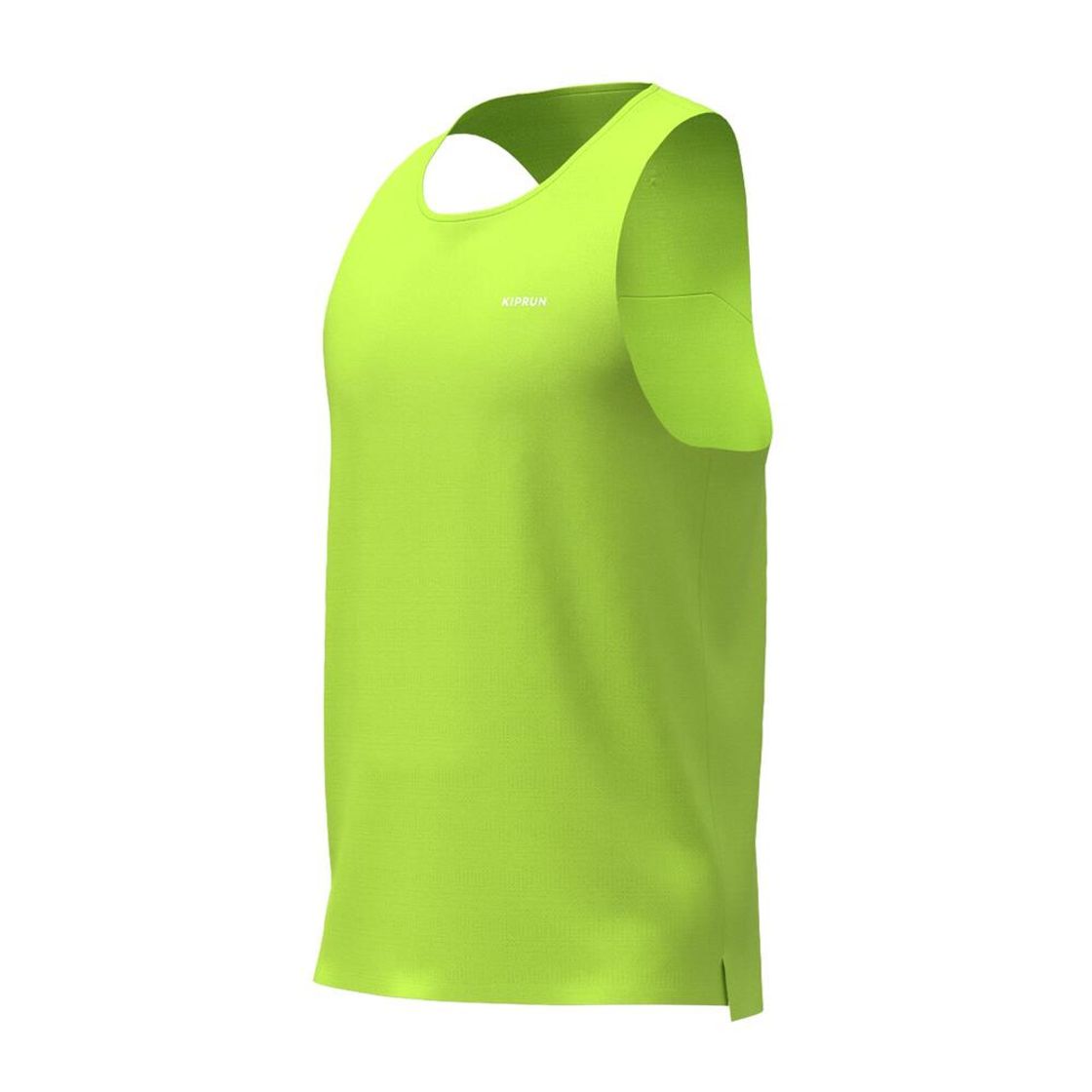 데카트론 남성 러닝 경량 싱글렛 900 울트라라이트 플루오 애시드 옐로우(DECATHLON Men's Running Lightweight Singlet 900 Ultralight Fluorescent Acid Yellow) - 8