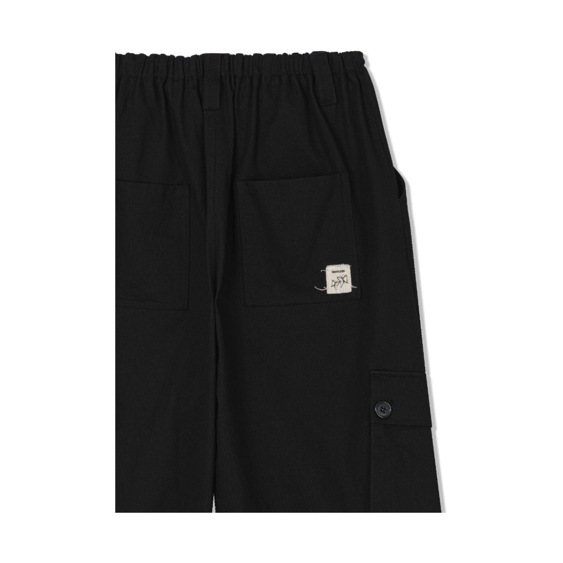 구월십일 보헤미안 와이드 밴딩 팬츠 블랙(Guwolsibil Bohemian Wide Banding Pants Black) - 3