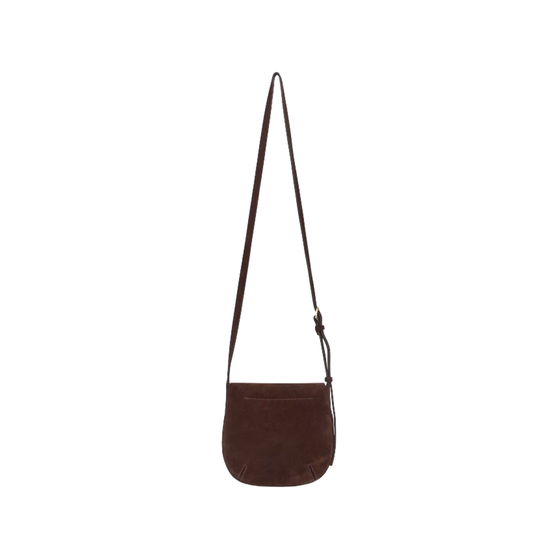 아르켓 스플릿 스웨이드 크로스바디백 다크 브라운(Arket Split Suede Crossbody Bag Dark Brown) - 2