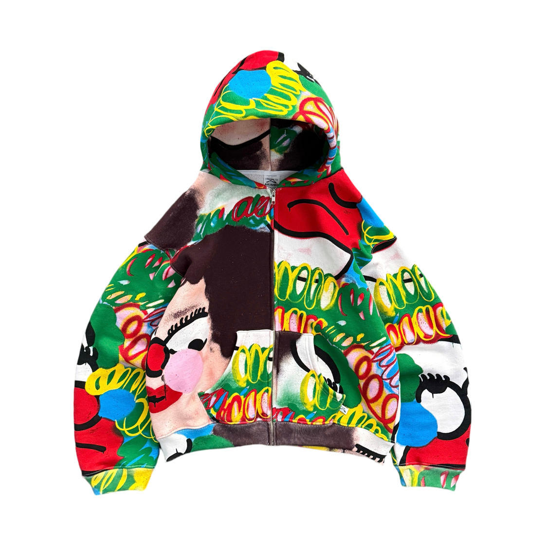 아킴보 클럽 슬론 클라운 집업 멀티컬러(Akimbo Club Slawn Clown Zip-Up Multicolor)