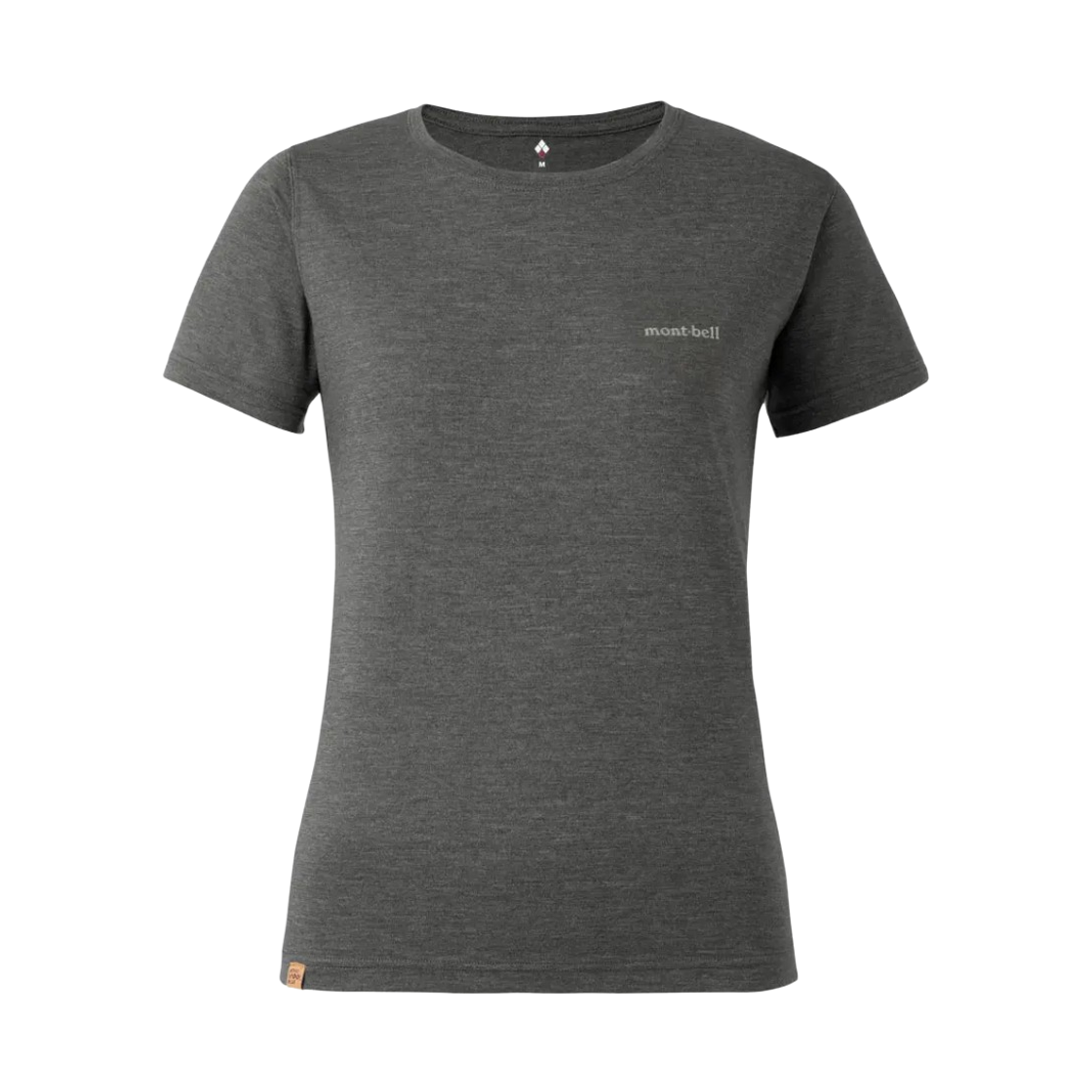 1114605 (W) Montbell Merino Wool Plus Light T-Shirt Dark Gray
