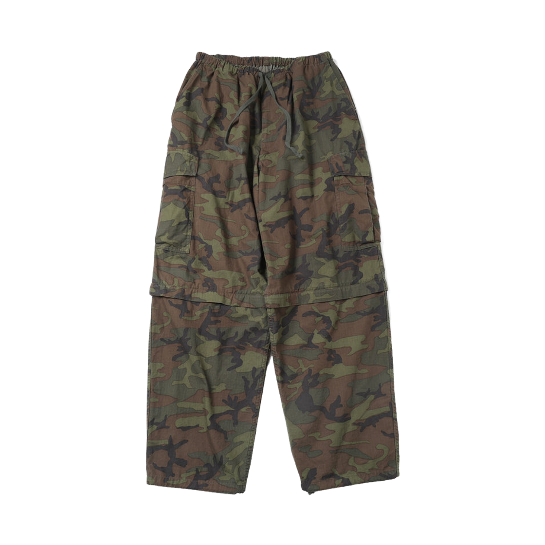 코모리 컨버터블 6P 팬츠 카모 - 26SS(Comoli Convertible 6P Pants Camo - 26SS)