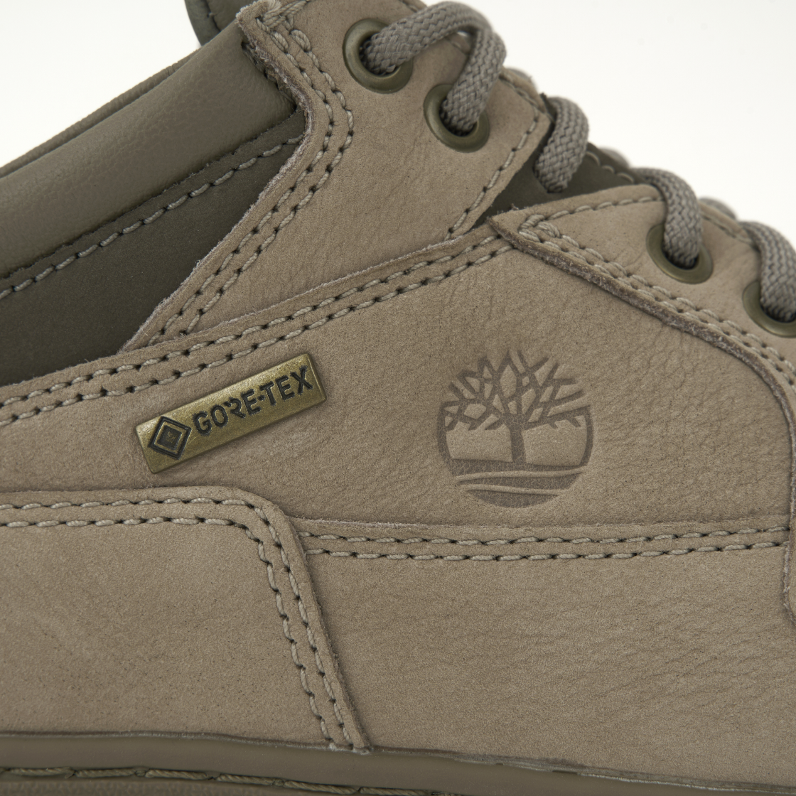 팀버랜드 헤리티지 고어텍스 목 토 미드 부츠 토프 누벅 - 와이드(Timberland Heritage Gore-Tex Moc Toe Mid Boots Taupe Nubuck - Wide) - 8