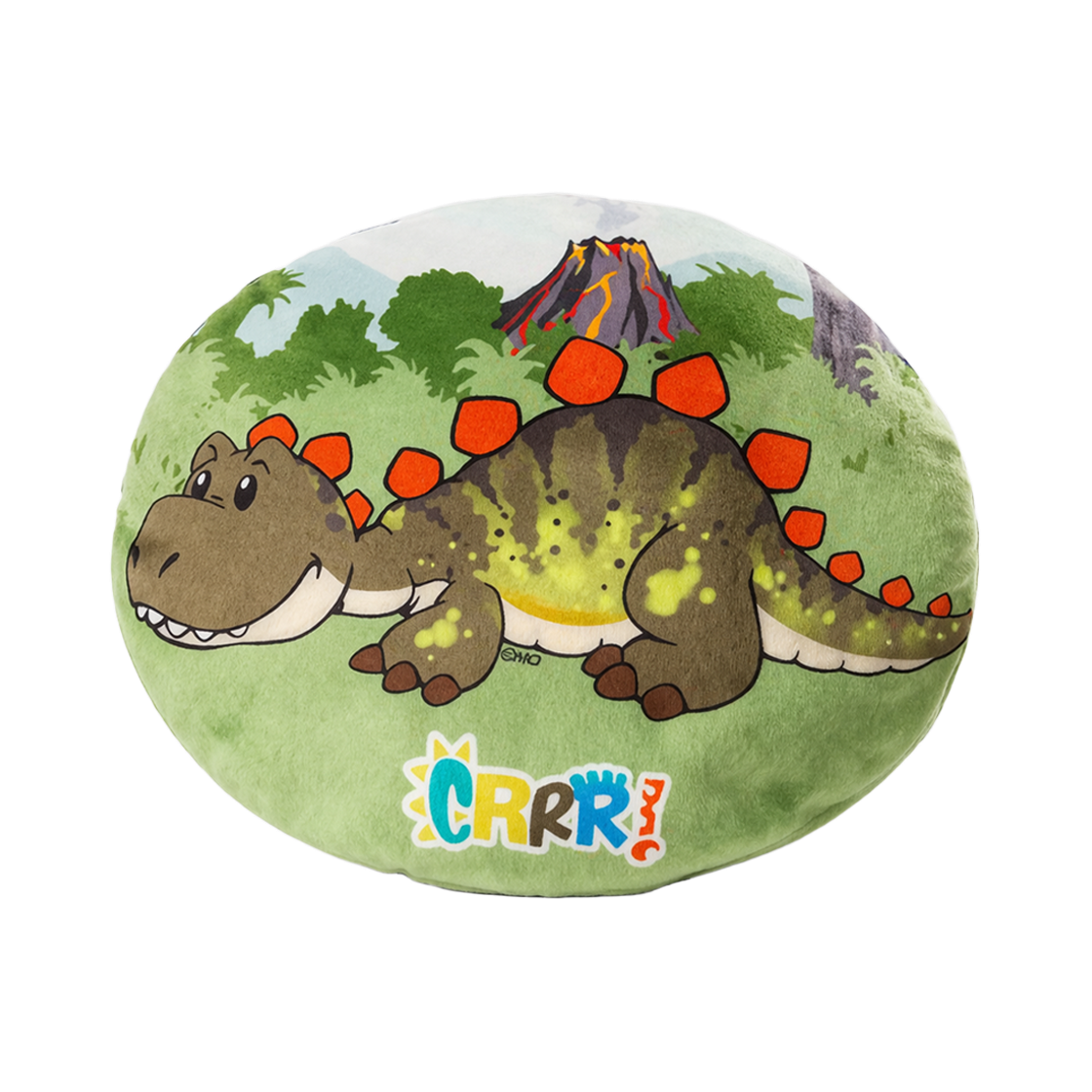 니키 공룡 리버시블 라운드 쿠션 32x26cm([KREAM 단독] NICI Dinosaur Reversible Round Cushion 32x26cm)