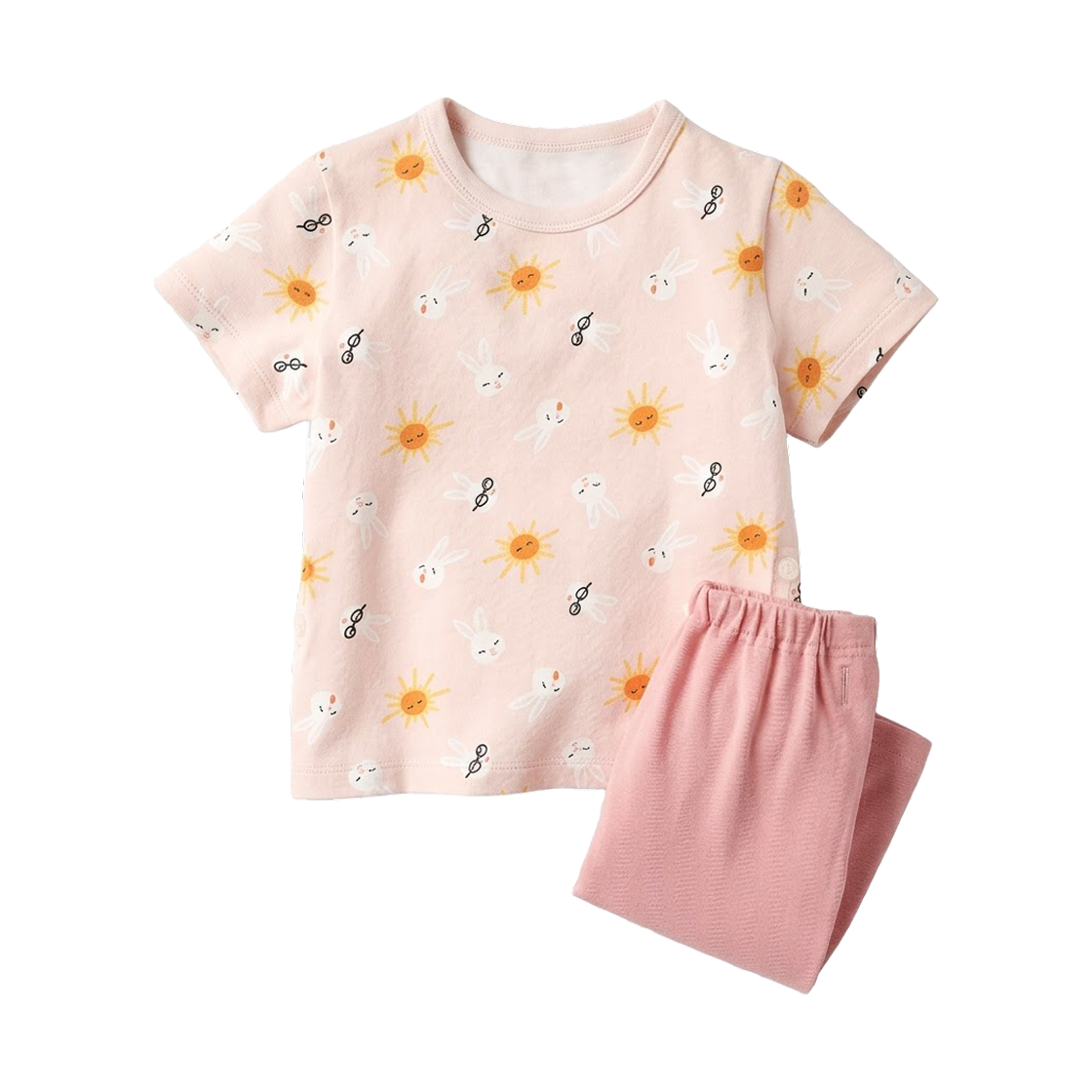 (키즈) 유니클로 x 세나 게이코 더 픽쳐 북 컬렉션 드라이 파자마 핑크((Kids) Uniqlo x Sena Keiko The Picture Book Collection Dry Pajama Pink) - 1
