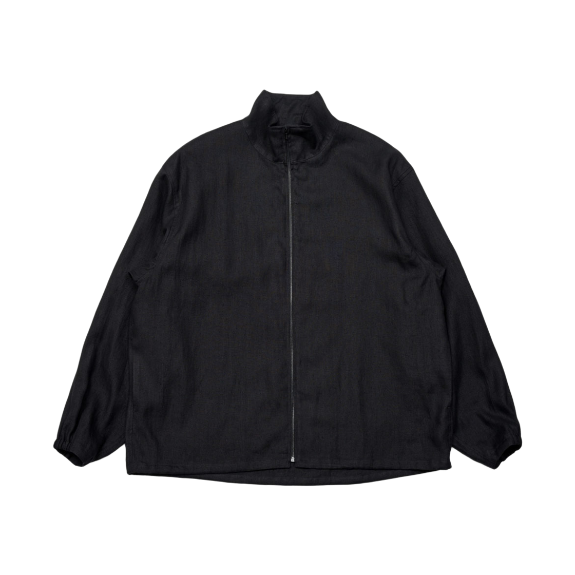 코모리 카나파 집 자켓 블랙(Comoli Canapa Zip Jacket Black) - 1