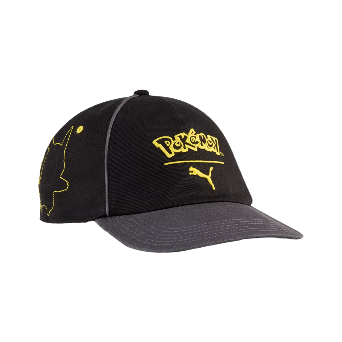 푸마 x 포켓몬 햇 블랙 스트롱 그레이(Puma x Pokemon Hat Black Strong Gray) - 1