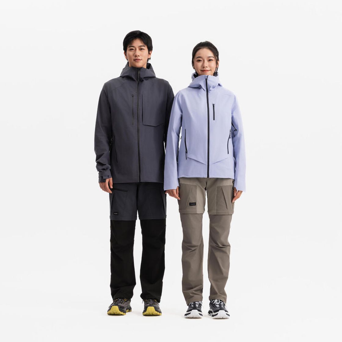 데카트론 여성 경량 하이킹 레인 자켓 MH900 스위트 퍼플(DECATHLON Women's Lightweight Hiking Rain Jacket MH900 Sweet Purple) - 5