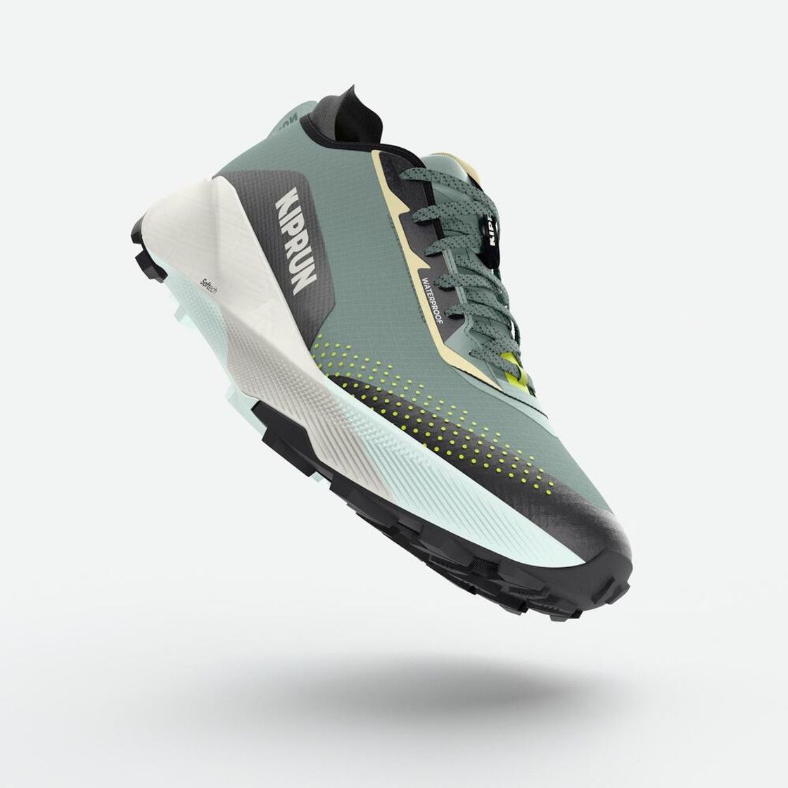 데카트론 여성 트레일러닝화 킵서밋 워터프루프 프로즌 그린(DECATHLON Evadict Women's Waterproof Trail Running Shoes MT3 Frozen Green) - 2