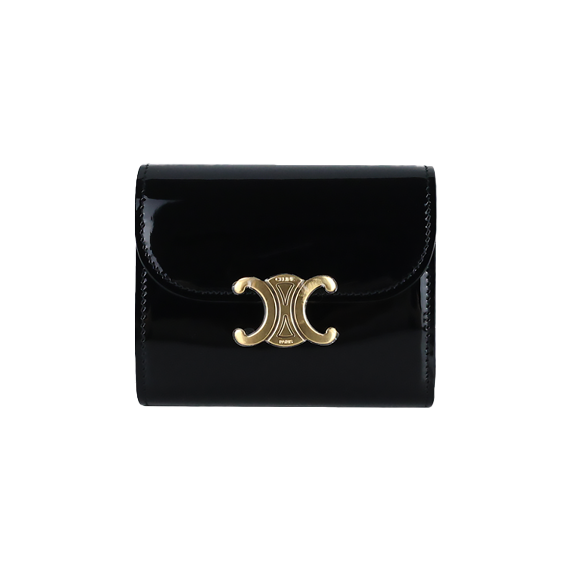 셀린느 스몰 플랩 트리오페 페이턴트 반지갑 10D783GBT.38NO(Celine Small Flap Triomphe Patent Wallet 10D783GBT.38NO) - 1