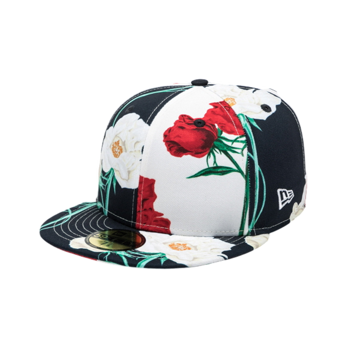 60856399 New Era x Kenzo Mixed Print 2 Fitted Cap Multi