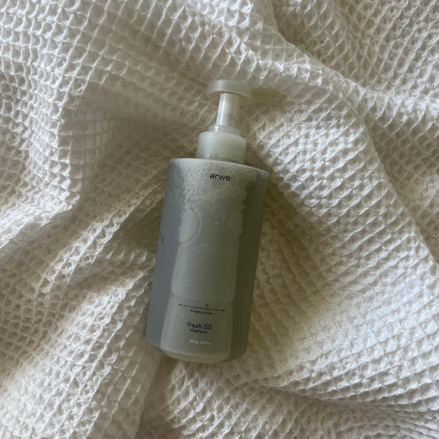 ARWE Fresh 55 Shampoo 500ml 착용 스타일