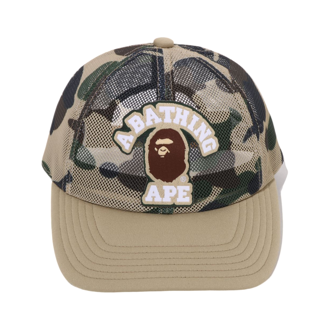 베이프 퍼스트 카모 컬리지 패치드 메쉬 캡 옐로우(BAPE 1st Camo College Patched Mesh Cap Yellow) - 2