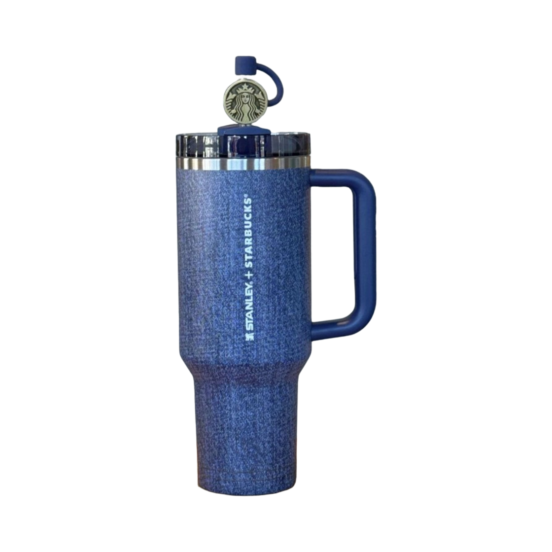 스타벅스 중국 2026 데님 MD 스탠리 스테인리스 스틸 켄처 텀블러 1183ml(Starbucks China 2026 Denim MD Stanley Stainless Steel Quencher Tumbler 1183ml)